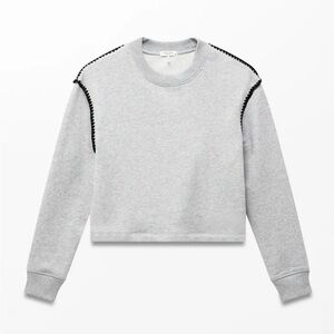 rag & bone Vintage Terry Blanket Stitch Pullover size XS NWT